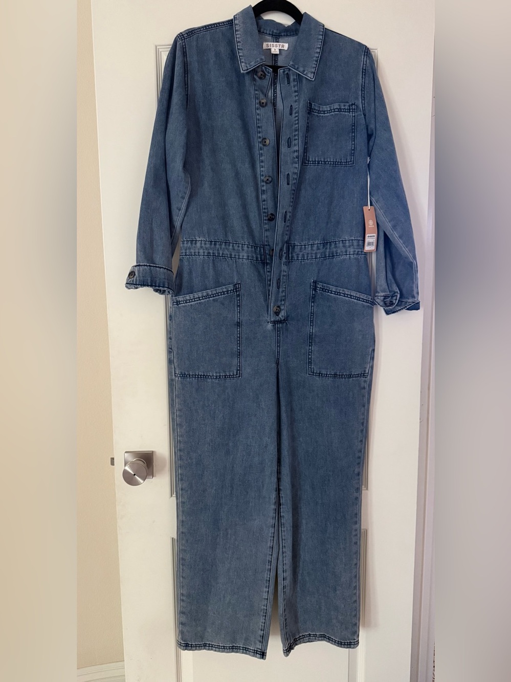 SEAS THE DAY SISSTR JUMPSUIT  Blue Denim